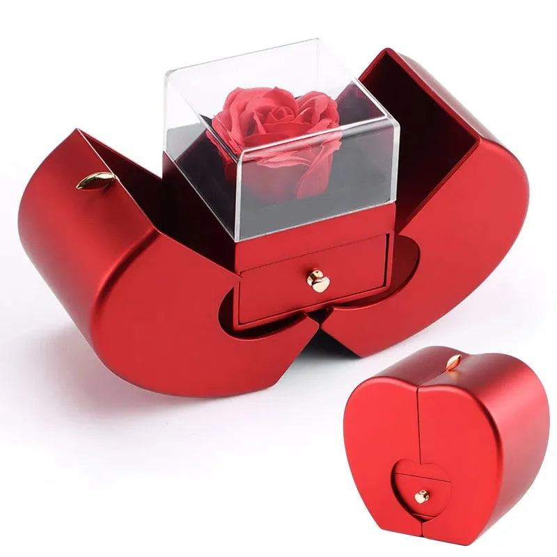 Red Apple Jewelry Box Necklace